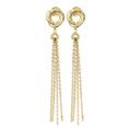 thumbnail image 1 of Sophisticated 9k Gold Women Drop Earrings - 52mm*8mm, 1 of 1