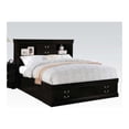 thumbnail image 1 of Sophisticated And Spacious Queen Size Storage Bed, Black, 1 of 8