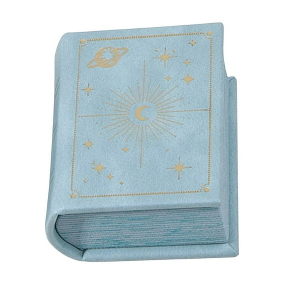Sophisticated Book Inspired Jewelry Box Compact And Elegant Jewelry Storage Box Container For Rings And Accessories