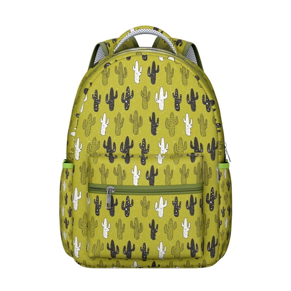 Sophisticated Cactus Design Computer Backpack for Adults and Teens: Perfect for College Campuses and School Commutes, Durable Construction, a Excellent Gift for the Upcoming Academic Year and Beyond