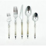 Sophisticated Cutlery 400 pcs Glitter Gold / Silver Top Disposable Plastic Tableware - Elegant And Perfect For All Occasions