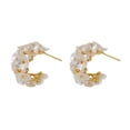 thumbnail image 1 of Sophisticated Earrings Ear Jewelry Flower Studs Earrings Unique Ear Pendant Alloy Texture Ear Pin for Fashion Lover, 1 of 8
