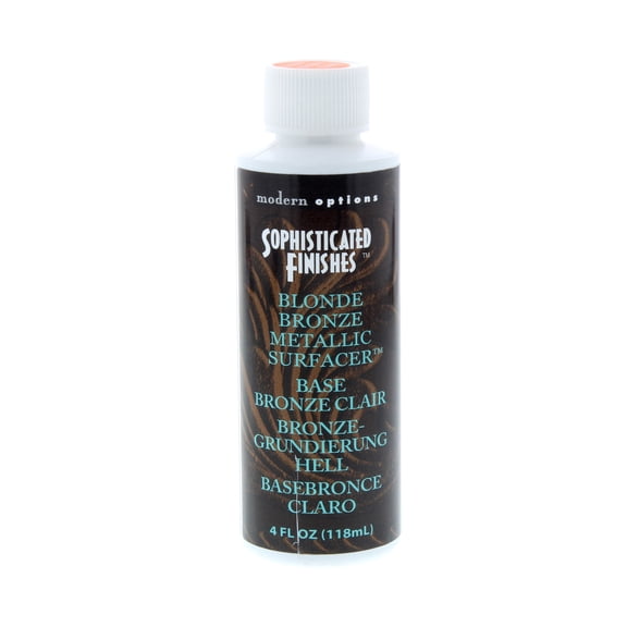 Sophisticated Finishes Instant Antiquity Metallic Surfacing Solution, 4 oz., Blonde Bronze