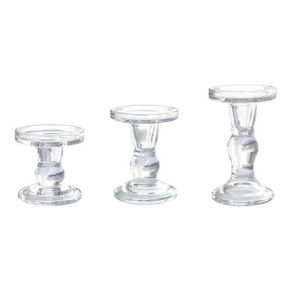 Sophisticated Glass Candle Holders Roman Pillar Motifs for Stylish Interior