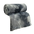 thumbnail image 1 of Sophisticated Gray Coral Fleece Blanket 70x100cm Ultra-Plush Reversible Design Wrinkle-Resistant Machine Washable, 1 of 6