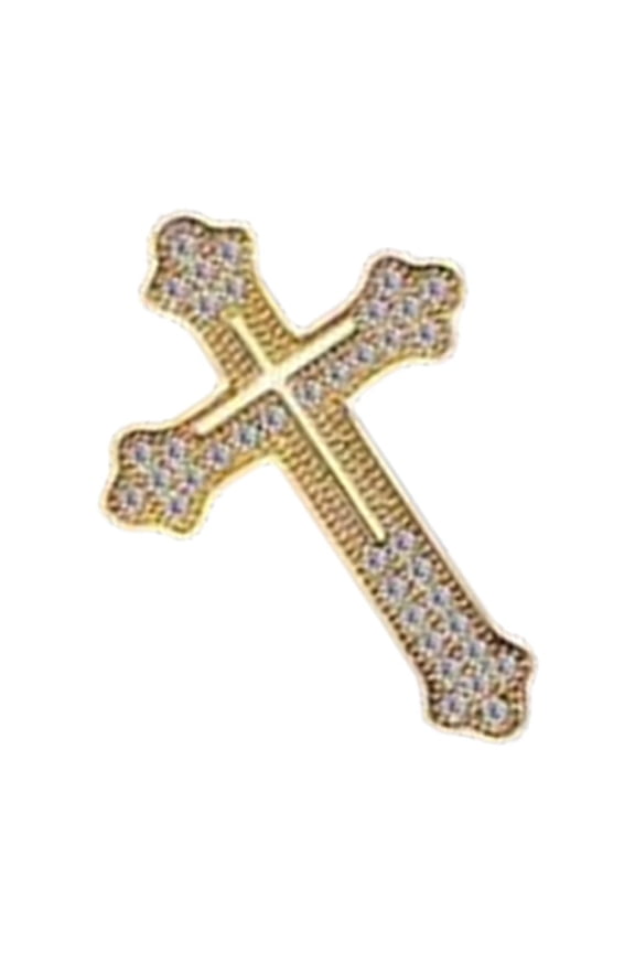 Sophisticated Men's Crosses Lapel Pin Fashionable Men's Crosses Brooch Pin Adornment Perfect For Business Meetings