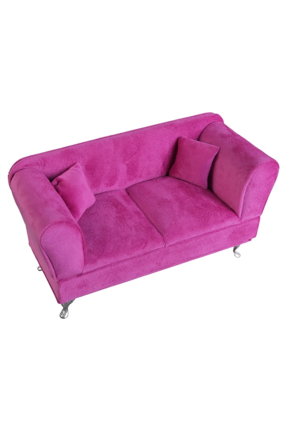 Sophisticated Plush Jewelry Box Plush Jewelry Storage Box European Style Mini Sofa for Necklace Ring Presentation