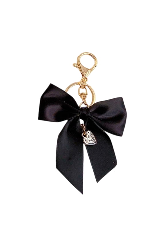 Sophisticated Ribbon Bows Purse Accessory For Women Fashion Bag Pendant Keychain Charm Lightweight Alloy Craftsmanship