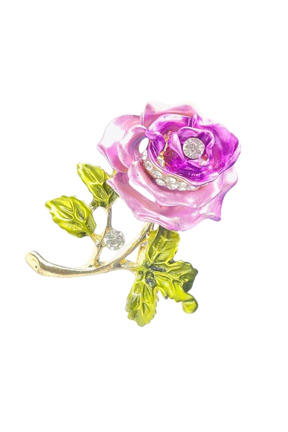Sophisticated Rose Lapel Pin in Sturdy Farbic Easy to Wear for Parties Supplies and Stage Performances Accessory