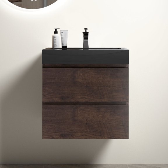 Sophisticated Rosewood Look, Silent Runners | Modern Bathroom Decoration | Smooth & Noise-Free Operation