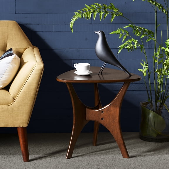 Sophisticated Style - Upgrade Your Home's Look with the Pecan - Finished Triangle Wood Table
