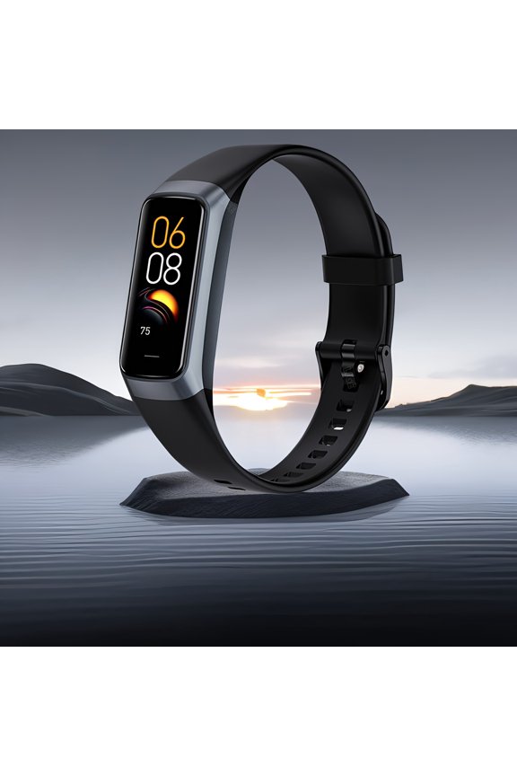 A Sophisticated Women'S Smart Bracelet Featuring A 1, 1-Inch High-Definition Touchscreen, Message Notifications, Various Sports Modes, Magnetic Charging, Music Playback, Fashion Silicone Straps,