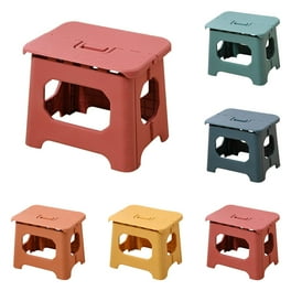 WHLBF Folding Stool Outdoor Portable Heavy Duty Plastic Non Slip Chair for Camping Hiking Fishing BBQ Foldable Step Stool Collapsible Stool Walmart