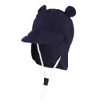 thumbnail image 1 of Sopiago Baby Sun Hat with Neck Flap UPF 50+ Adjustable Toddler Boy Girl Summer Beach Hat with Bear Ear for Traveling Swim Hat Navy,6-12 Months, 1 of 3