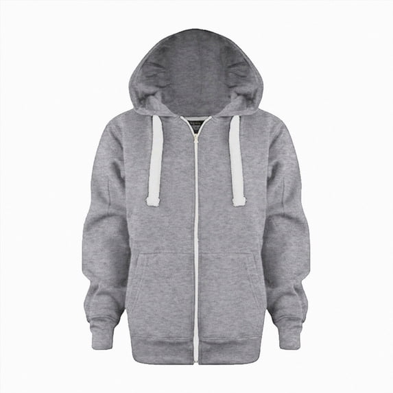 Sopiago Boys Hoodies Sweatshirt 3-12T Fall Winter Long Sleeve Warm Hoodie Zip Up Sweatshirts with Pocket for Kids Grey,3-4 Years