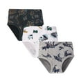 thumbnail image 1 of Sopiago Boys Soft Cotton Underwear Truck Dinosaur Multipacks Toddler Boy Briefs Children Undies 5-6 Years,Pack of 3, 1 of 2