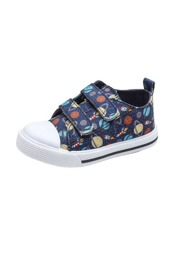 Boys Tennis Shoes Children's Canvas Shoes Lightweight Walking Shoes Cute Breathable Casual Toddler Sneakers Girls Brown (Toddler/Little Kid),8