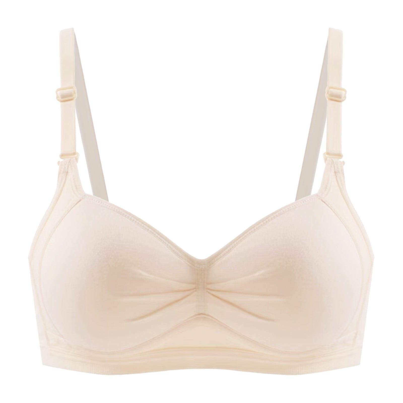 Sopiago Bra Underwire Posture Correcting Bra Posture Correction Wireless Bra For Women Beige 38