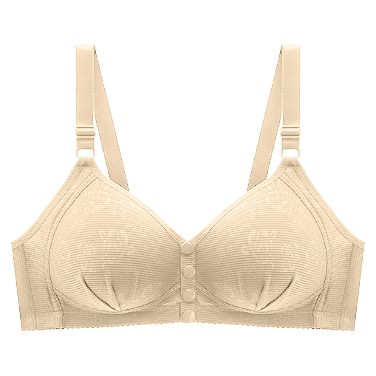 Sopiago Bras Women Wireless Front Closure Post Surgery Compression Everyday Bras Mastectomy