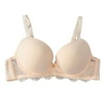 thumbnail image 1 of Sopiago Bras for Women Seamless Sexy Lace Lingerie for Women Slim Fit Big Chest Small Chest Gathered And Sagging Bra Beige,XL, 1 of 7