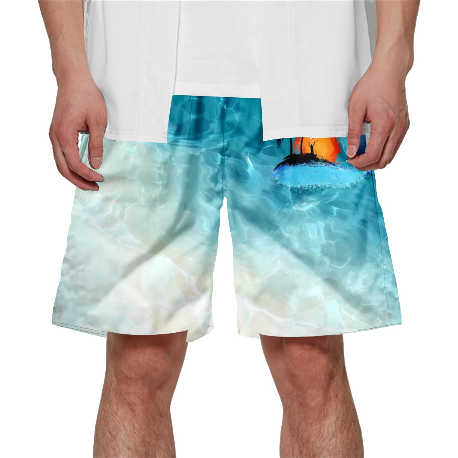 Swim Trunks Waterproof Briefs For Swimming Swim Shorts For Men