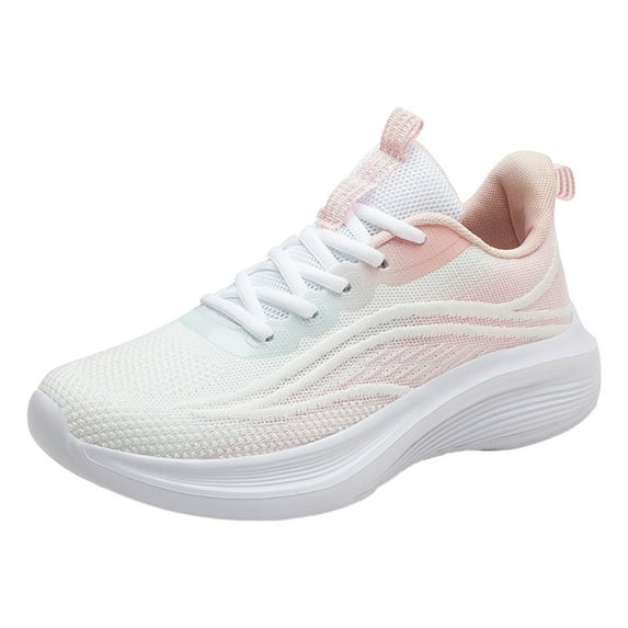 Sopiago Comfortable Walking Shoes Women Womens Walking Tennis Shoes - Slip On Memory Foam Lightweight Casual Sneakers for Gym Travel Work Pink,39