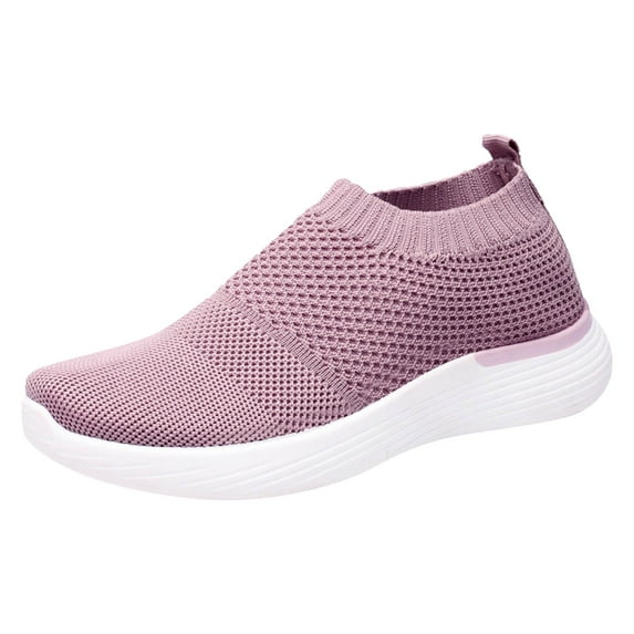 Sopiago Cute Shoes Womens Athletic Sports Mesh Shoes Non-Slip Athletic Lightweight Sneakers Women's Fashion Sneakers Pink,38