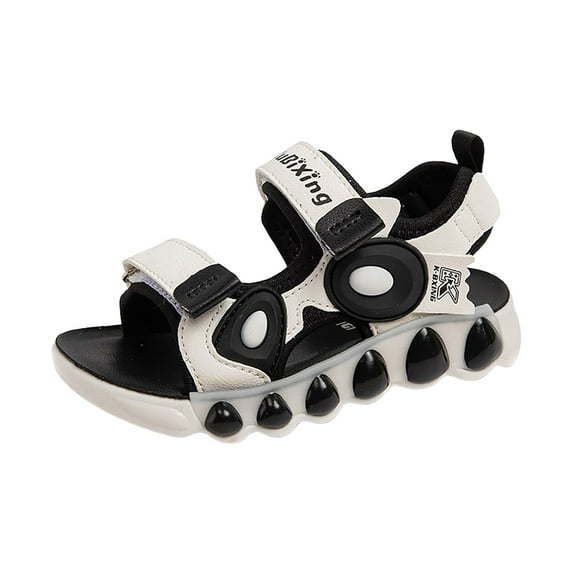 Sopiago Girls Sandals Open-Toe Summer Outdoor Child Sport Athletic Lightweight Sandals for Toddler Girls Black,3 (Toddler/Little Kid/Big Kid)