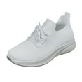 thumbnail image 1 of Sopiago Girls Sneakers Women's Slip on Walking Running Shoes Blade Tennis Casual Fashion Sneakers Comfort Non Slip Work Sport Trainer White,41, 1 of 6