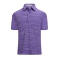 thumbnail image 1 of Sopiago Golf Polos for Men Quick-Dry Athletic Mens Polo Shirts Short Sleeve Summer Casual Moisture Wicking Golf Shirt Purple,M, 1 of 4