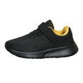 thumbnail image 1 of Sopiago Boy Girl Sneakers Fashion All Season Mesh Tennis Shoes Flat Thick Bottom Lightweight Athletic Shoes Girls Boys Yellow (Little kid/Big kid),1.5, 1 of 3