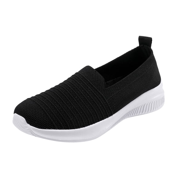 Sopiago Ladies Sneakers Women Golf Shoes Spikeless Waterproof Golf Sport Sneakers Black,37