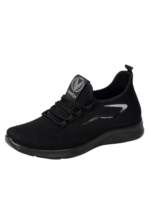 Men Athletic Sneakers Slip on Mesh Running Shoes Men For Gym Walking Shoes Comfortable Black,8.5
