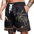 thumbnail image 1 of Sopiago Men's Swimming Trunks with Compression Liner Quick Dry Board Shorts Beach Sports Short for Men Swimming Bathing Suits with Pockets Swimming Shorts Men Gold,S, 1 of 3
