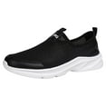 thumbnail image 1 of Sopiago Mens Dress Sneakers Mens Slip On Walking Shoes Lightweight Breathable Non Slip Running Shoes Comfortable Fashion Sneakers for Men Black,43, 1 of 6