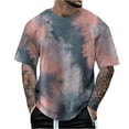 thumbnail image 1 of Sopiago Mens Shirts Short Sleeve Summer Casual Big and Tall T-Shirts for Men Round Neck Men's Tee Shirts Grey,M, 1 of 6
