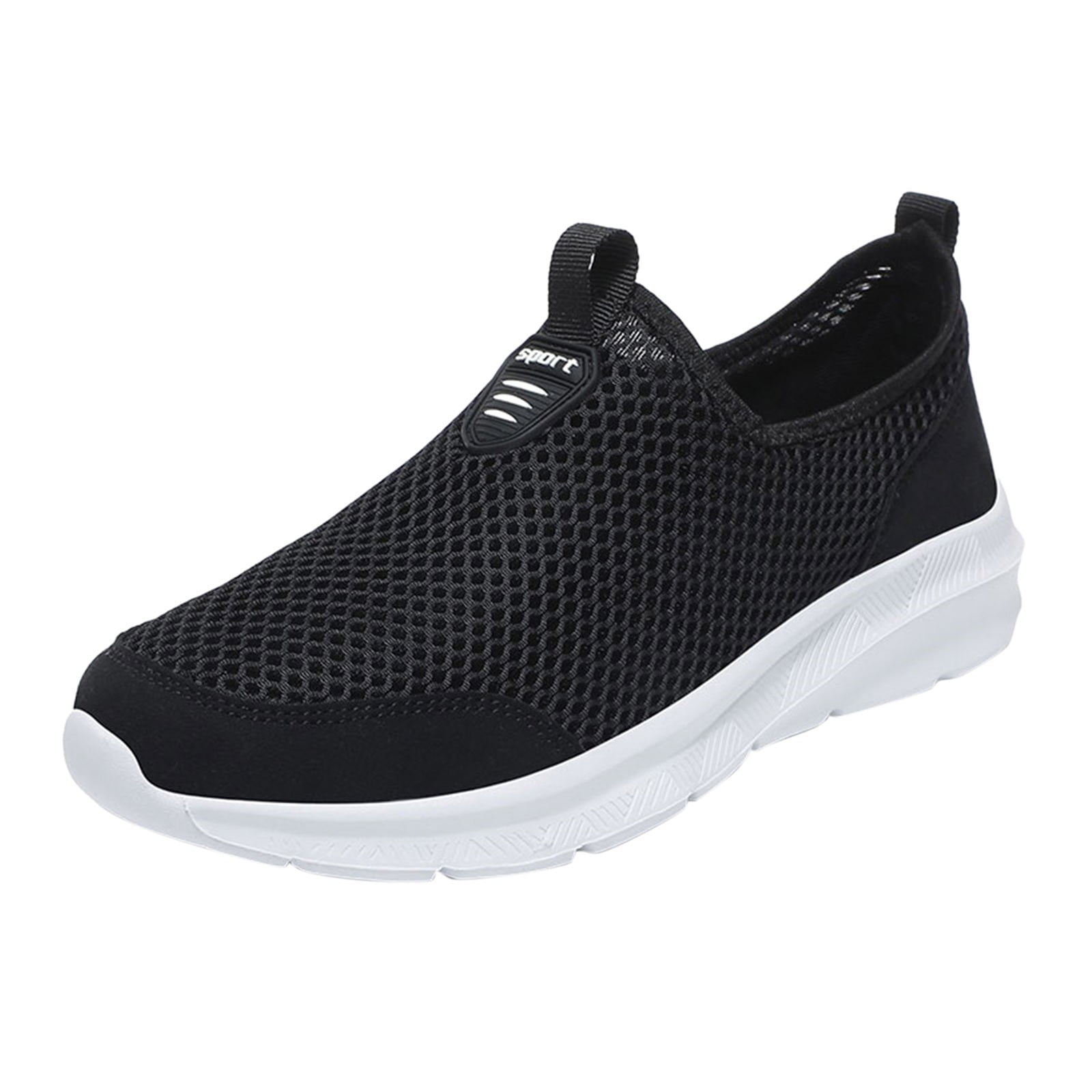 mens slip on walking shoes uk