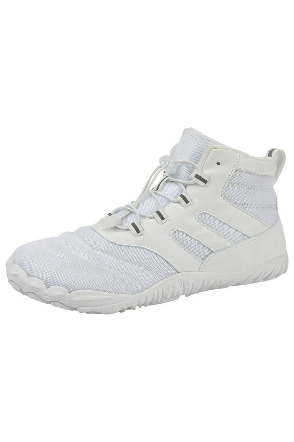 Mens Wide Width Sneakers Men's Knit Walking Sneakers White,41