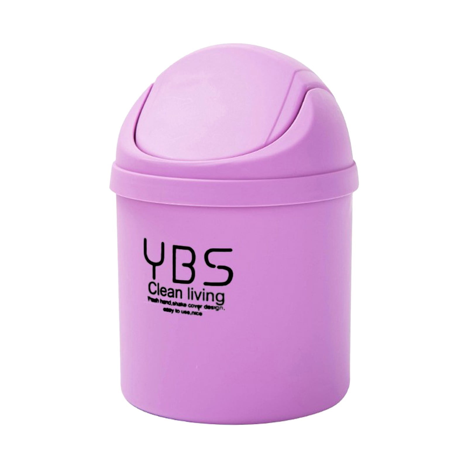 Sopiago Modern Mini Can With Lid For Bathroom Vanity Desktop Tabletop ...
