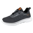 thumbnail image 1 of Sopiago Mens Wide Width Sneakers Men's Mesh Dress Sneakers Oxfords Business Casual Walking Shoes Tennis Comfortable Dark Gray,45, 1 of 7