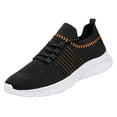 thumbnail image 1 of Sopiago Non Slip Work Shoes for Men Men's Casual Sneakers Outdoor sports shoes Comfort Running Orange,45, 1 of 5
