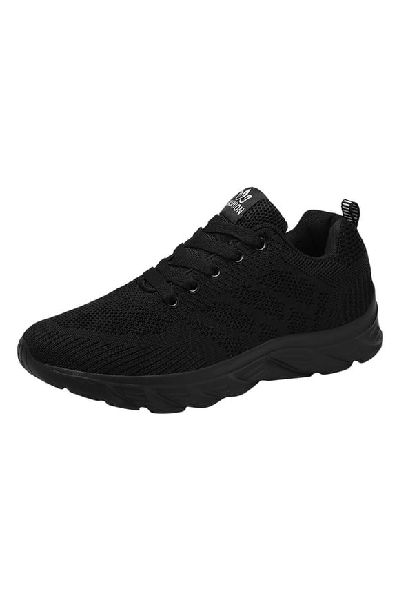 Platform Sneakers for Women Walking Shoes Women with Arch Support, Shoes for Women for Knee Back Foot Pain Relief, Non-Slip Womens Sneakers Black,37