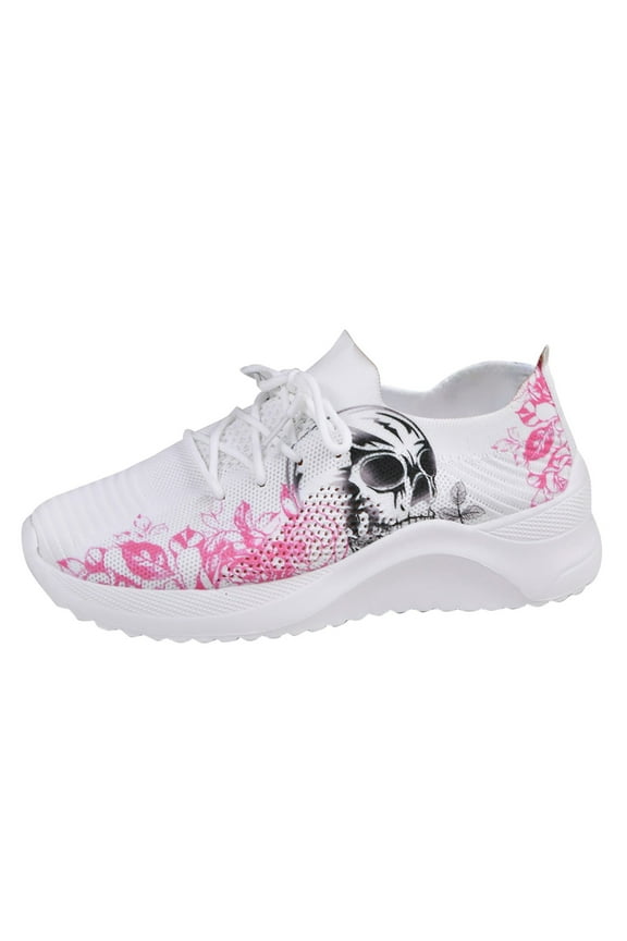 Platform Sneakers for Women Women's Athletic Sneakers, Wide Width Available White,40