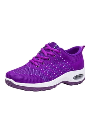 Running Shoes Women's Shoes Walking Arch Support Tennis Air Sneakers, Sports Workout Gym Shoes for Running Purple,39