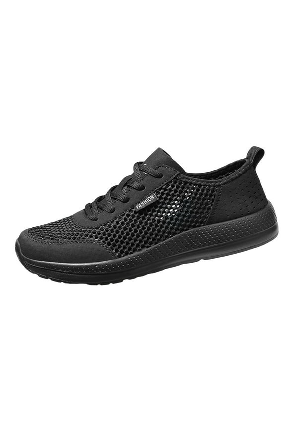 Running Shoes for Men Men's Extra Wide Sneakers Walking Running Non Slip Sport Casual Athletic Shoes Black,45