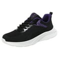 thumbnail image 1 of Sopiago Running Shoes for Women Women's Everly Knit Slip-On Comfort Athletic Walking Sneaker Purple,39, 1 of 6