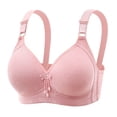 thumbnail image 1 of Sopiago Seamless Bra for Women Full Coverage No Underwire Everyday Bras Comfortable Wireless Padded Bras Rose Gold,44, 1 of 2