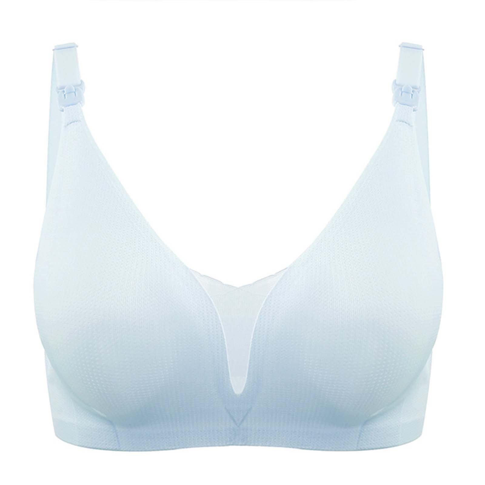 Sopiago Sexy Lingerie Women's Push Up Front Closure Racerback Bra Soft