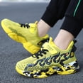 thumbnail image 1 of Sopiago Shoes Boys Breathable Lightweight Mesh Tennis Shoes Outdoor Sport Casual Shoes Training Sneakers for Boys Yellow (Little kid/Big kid),4.5, 1 of 6