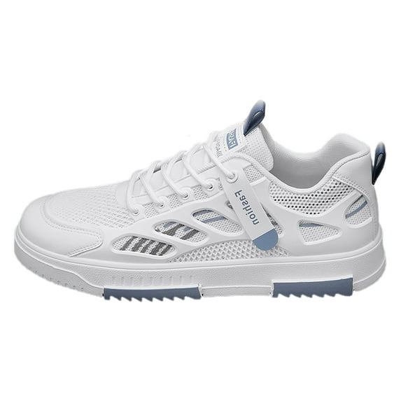 Sopiago Shoes Men's Performance Walking Sneakers Blue,41